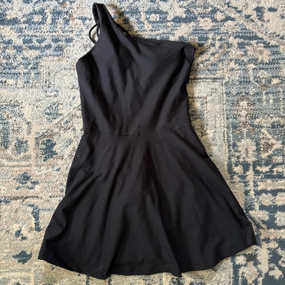 Abercrombie YPB SculptLUX One Shoulder Mini Dress - Picture 4 of 8